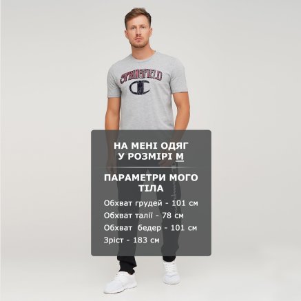 Футболка Champion Crewneck T-Shirt - 125029, фото 6 - интернет-магазин MEGASPORT