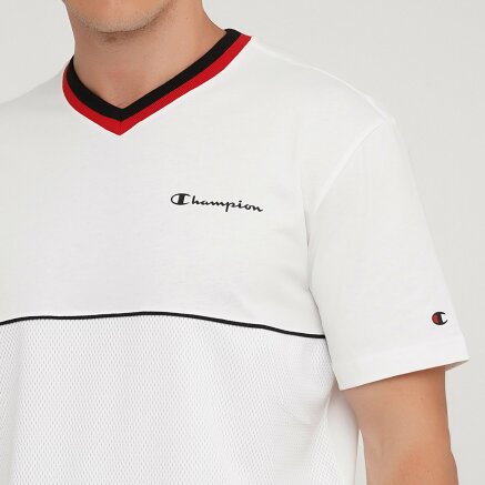 Футболка Champion V-Neck T-Shirt - 128109, фото 4 - интернет-магазин MEGASPORT
