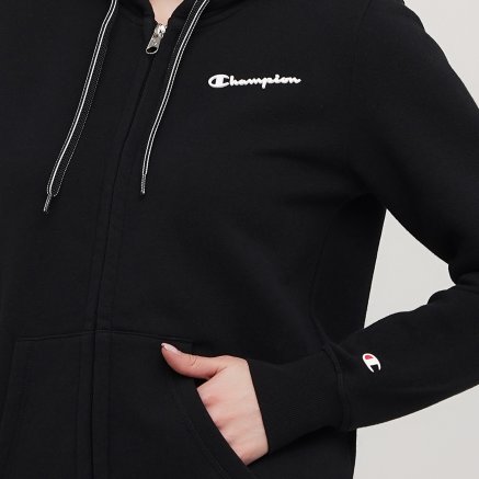 Кофта Champion Hooded Full Zip Sweatshirt - 141298, фото 4 - интернет-магазин MEGASPORT