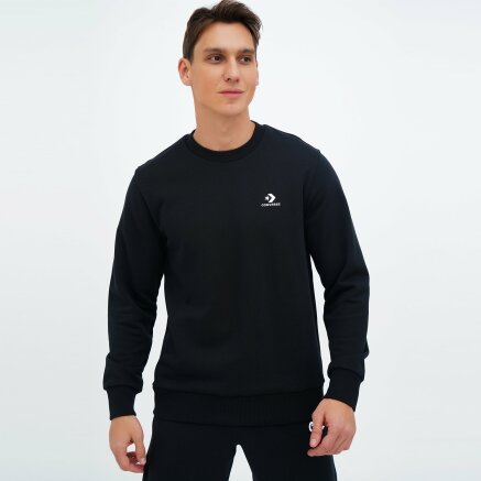 Кофта Converse Converse Emb Crew Ft - 126321, фото 1 - интернет-магазин MEGASPORT