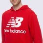 Кофта New Balance Essentials Stacked Logo Po, фото 6 - інтернет магазин MEGASPORT