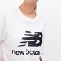 Футболка New Balance NB Essentials Stacked Logo, фото 5 - интернет магазин MEGASPORT