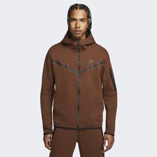 Кофта Nike M NSW TCH FLC HOODIE FZ WR | Цвет: коричневый | купить