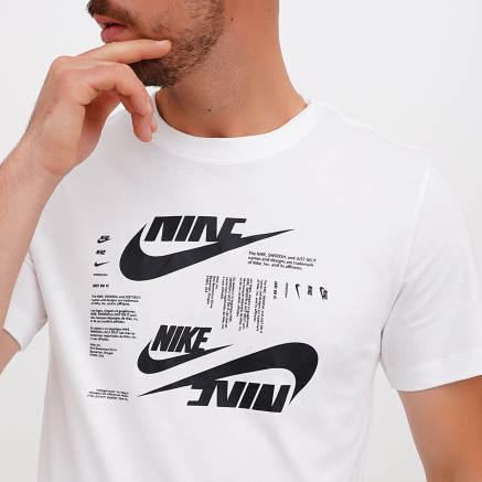 Футболка Nike M NSW TEE CLUB SSNL HBR - 147818, фото 5 - интернет-магазин MEGASPORT