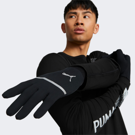 Перчатки Puma PR winter gloves - 148454, фото 2 - интернет-магазин MEGASPORT