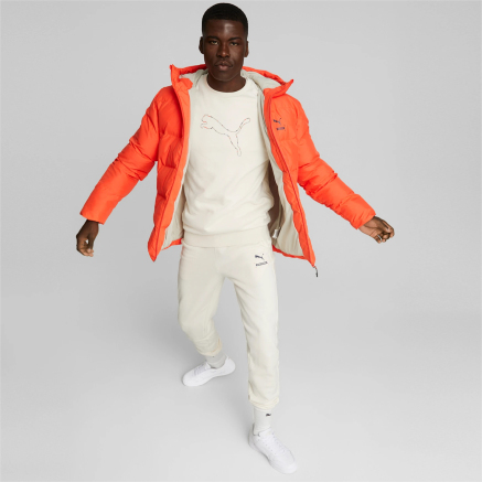 Puma red puffer outlet jacket