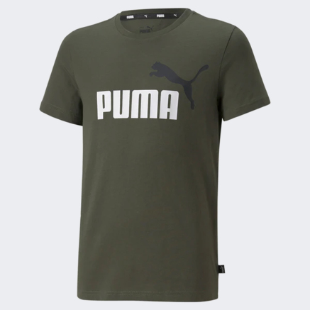Футболка Puma детская ESS+ 2 Col Logo Tee B - 148590, фото 1 - интернет-магазин MEGASPORT