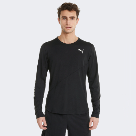 Лонгслив Puma TRAIN LOGO LS TEE - 149948, фото 1 - интернет-магазин MEGASPORT