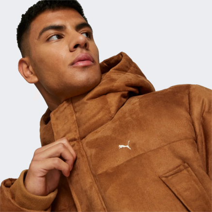 Пуховик Puma MMQ Faux Leather Down Jacket - 150085, фото 3 - интернет-магазин MEGASPORT