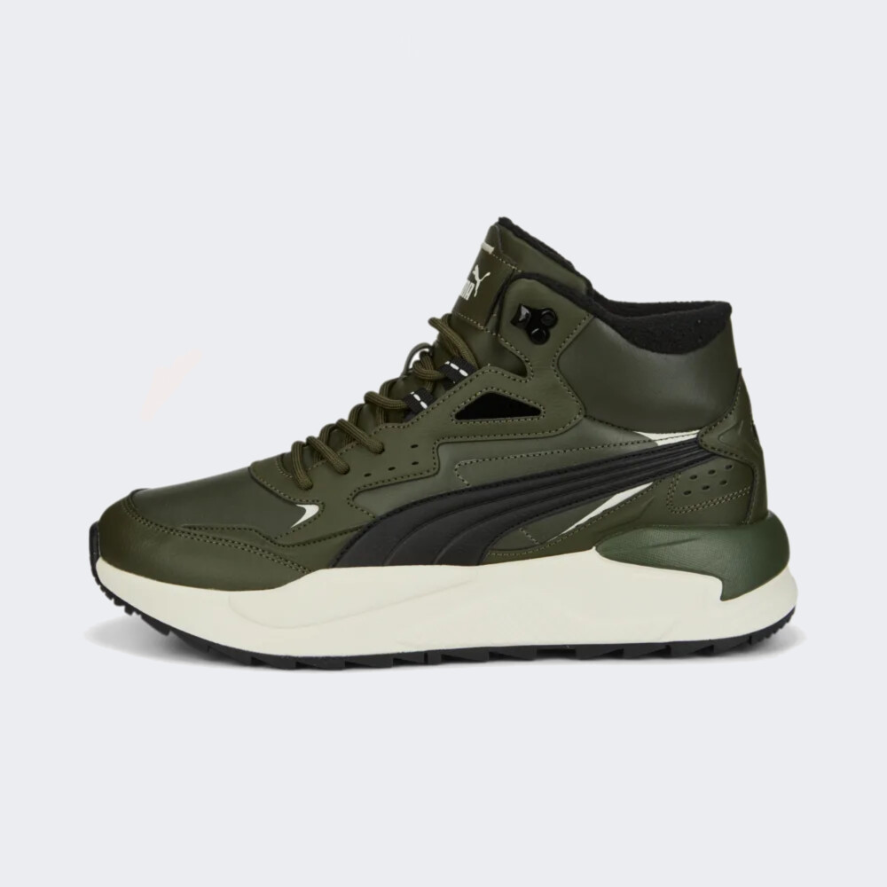 Ботинки Puma X-Ray Speed Mid WTR L | Цвет: зеленый,черный