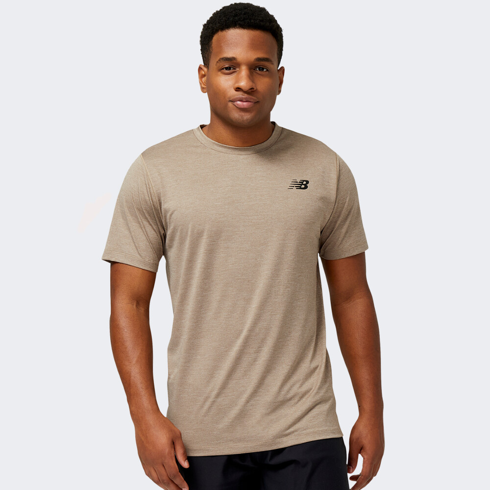 Футболка New Balance Tenacity Tee | Цвет: коричневый | купить в ...