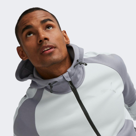 Кофта Puma EVOSTRIPE Full-Zip Hoodie DK - 150661, фото 5 - інтернет-магазин MEGASPORT