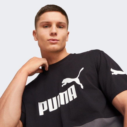 Футболка Puma POWER Colorblock Tee - 151104, фото 4 - интернет-магазин MEGASPORT