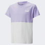 Футболка Puma дитяча POWER Colorblock Tee G, фото 5 - інтернет магазин MEGASPORT
