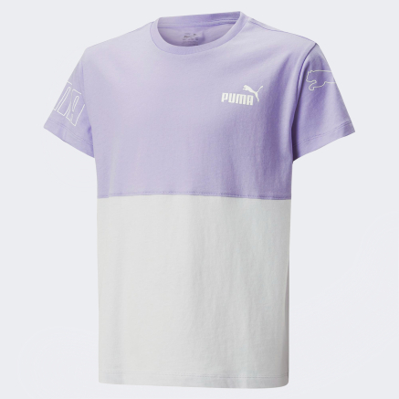 Футболка Puma дитяча POWER Colorblock Tee G - 151116, фото 5 - інтернет-магазин MEGASPORT