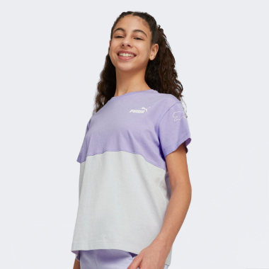 Футболки Puma детская POWER Colorblock Tee G - 151116, фото 1 - интернет-магазин MEGASPORT