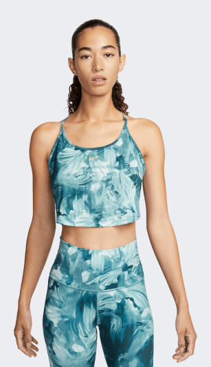 Топ Nike W NK ONE DF CRP TANK AOP - 151282, фото 1 - интернет-магазин MEGASPORT