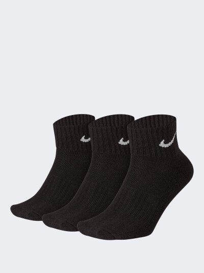 Шкарпетки Nike Unisex Cushion Quarter Training Sock (3 Pair) - 151295, фото 1 - інтернет-магазин MEGASPORT