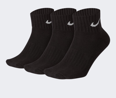 Носки Nike Unisex Cushion Quarter Training Sock (3 Pair) - 151295, фото 1 - интернет-магазин MEGASPORT