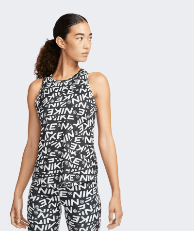 Майка Nike W NK ONE DF STD TANK AOP HYBRD - 151286, фото 1 - интернет-магазин MEGASPORT