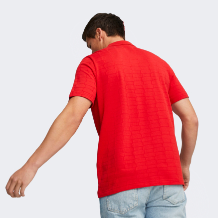Поло Puma Ferrari Style Jacquard Polo - 154391, фото 2 - інтернет-магазин MEGASPORT