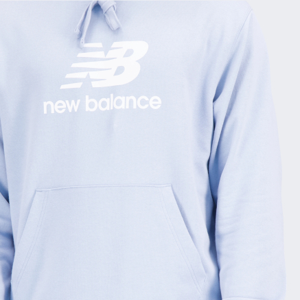 Кофта New Balance Essentials Stacked Logo PO Hoodie - 154445, фото 5 - інтернет-магазин MEGASPORT