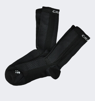 Носки Craft WARM MID 2-PACK SOCK BLACK/WHITE - 108367, фото 1 - интернет-магазин MEGASPORT