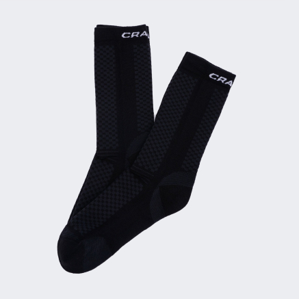 Шкарпетки Craft WARM MID 2-PACK SOCK BLACK/WHITE - 108367, фото 2 - інтернет-магазин MEGASPORT