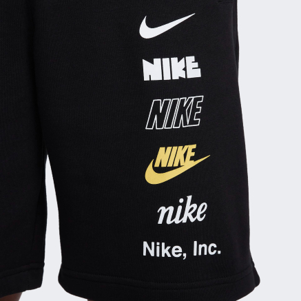 Шорты Nike M NK CLUB+ FT SHORT MLOGO - 153302, фото 4 - интернет-магазин MEGASPORT