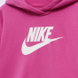 Кофта Nike детская G NSW CLUB FT CROP HOODIE HBR, фото 3 - интернет магазин MEGASPORT