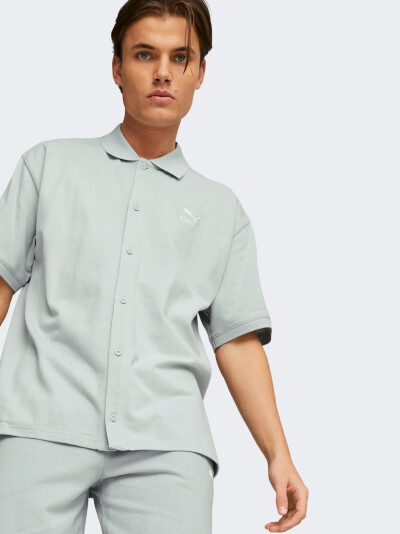 Рубашка Puma CLASSICS Pique Shirt - 155181, фото 1 - интернет-магазин MEGASPORT