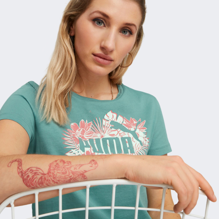 Футболка Puma ESS+ FLOWER POWER Tee - 155213, фото 4 - интернет-магазин MEGASPORT