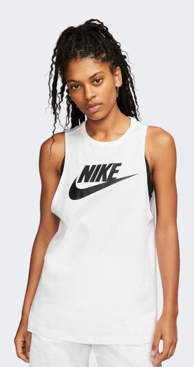 Майка Nike W NSW TANK MSCL FUTURA NEW - 155231, фото 1 - интернет-магазин MEGASPORT