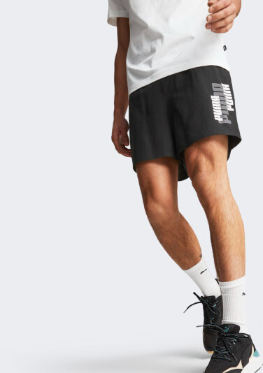Шорты Puma ESS+ LOGO POWER Woven Shorts 5" - 155200, фото 1 - интернет-магазин MEGASPORT