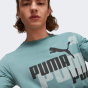 Футболка Puma ESS+ LOGO POWER Tee, фото 4 - интернет магазин MEGASPORT