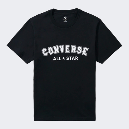 Футболка Converse STANDARD FIT ALL STAR SINGLE SCREEN PRINT TEE - 155378, фото 4 - інтернет-магазин MEGASPORT