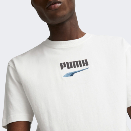 Футболка Puma DOWNTOWN Logo Tee - 155444, фото 4 - интернет-магазин MEGASPORT