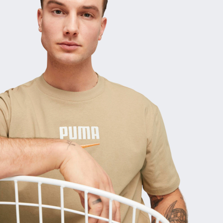 Футболка Puma DOWNTOWN Logo Tee - 155446, фото 4 - интернет-магазин MEGASPORT