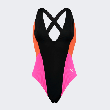 Купальники Puma SWIM WOMEN PLUNGE SWIMSUIT 1P - 155543, фото 1 - інтернет-магазин MEGASPORT