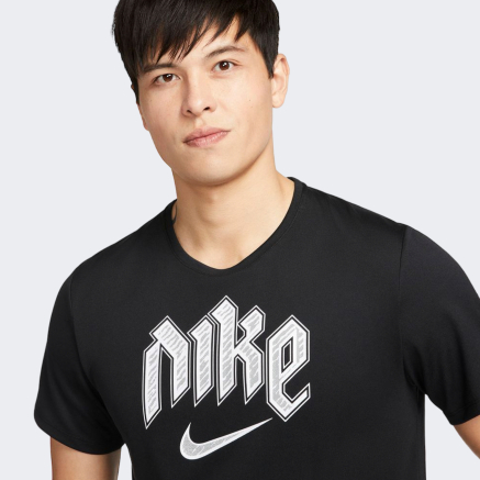 Футболка Nike M NK DF RUN DVN MILER SS - 156905, фото 4 - интернет-магазин MEGASPORT