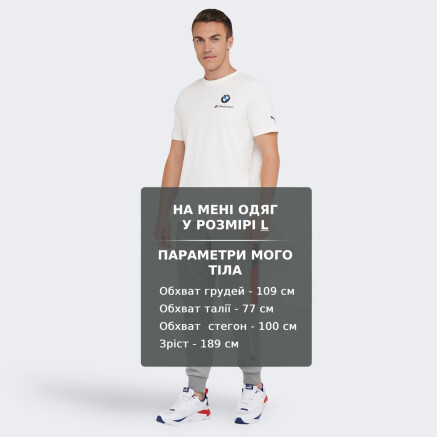 Футболка Puma Bmw Mms Ess Small Logo Tee - 140019, фото 6 - інтернет-магазин MEGASPORT