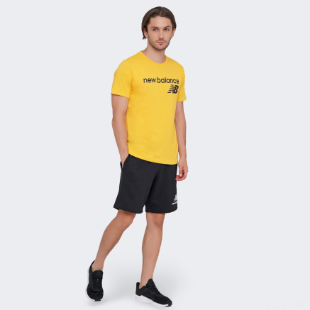 Шорти New Balance Essentials Stacked Logo - 124789, фото 3 - інтернет-магазин MEGASPORT