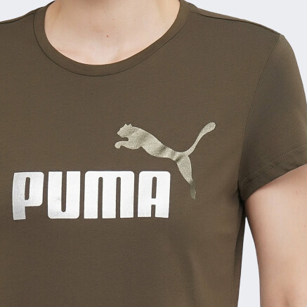Футболка Puma Ess+ Metallic Logo Tee - 140599, фото 4 - інтернет-магазин MEGASPORT
