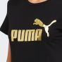 Футболка Puma Essentials+ Metallic Logo Women's Tee, фото 4 - інтернет магазин MEGASPORT