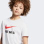 Футболка Nike детская B Nsw Tee Jdi Swoosh, фото 5 - интернет магазин MEGASPORT