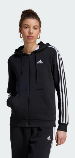 Кофта Adidas W 3S FL FZ HD - 157644, фото 1 - інтернет-магазин MEGASPORT