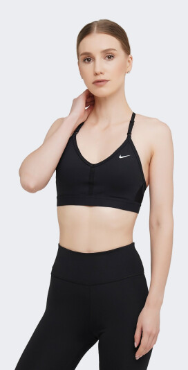 Топ Nike W Nk Df Indy V-Neck Bra - 141070, фото 1 - інтернет-магазин MEGASPORT