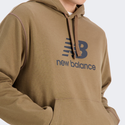 Кофта New Balance Essentials Stacked Logo Hoodie - 157515, фото 5 - інтернет-магазин MEGASPORT