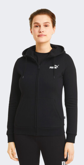 Кофта Puma ESS Small Logo Full-Zip Hoodie FL - 157933, фото 1 - интернет-магазин MEGASPORT