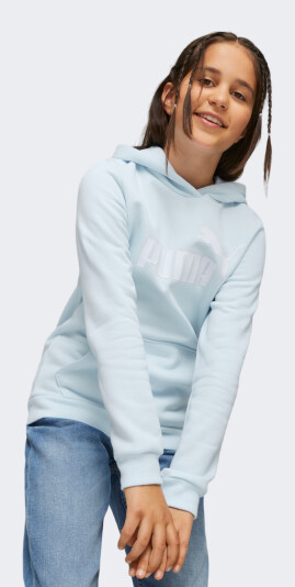 Кофта Puma детская ESS Logo Hoodie FL G - 157935, фото 1 - интернет-магазин MEGASPORT